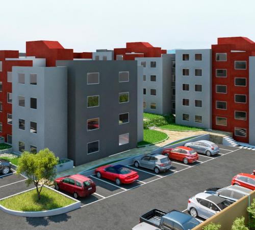 EN CONSTRUCCIÓN MODERNO DEPARTAMENTO 3 DORM. CRÉDITO AL 4,99%A 20 AÑOS