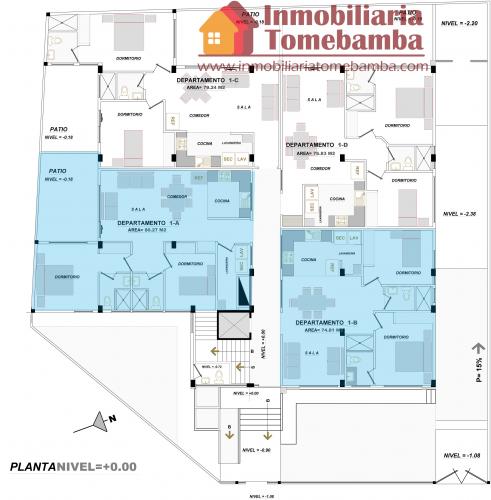 DEPARTAMENTO DE VENTA EN CUENCA SECTOR PARQUE DE LA MADRE