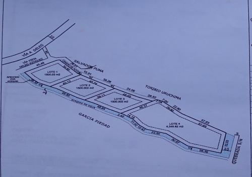 Terreno lotizado vía a Déleg
