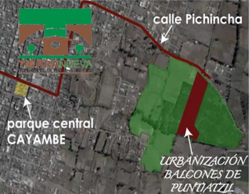 HERMOSOS LOTES  5 MINUTOS DEL CENTRO DE CAYAMBE 