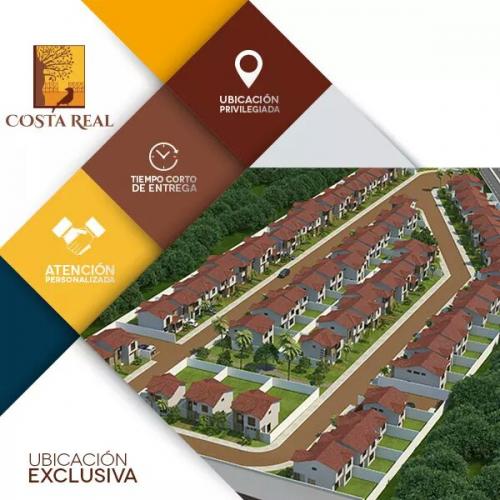 Via a la costa urbanización privada vendo terreno listo para construir.
