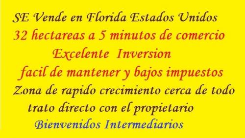 OPORTUNIDAD 32 HECTAREAS EN FLORIDA ESTADOS UNIDOS