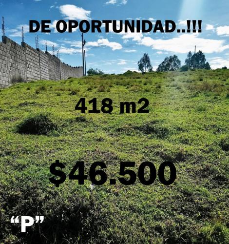 HERMOSO TERRENO EN EL VALLE DE LOS CHILLOS, A 5 MINUTOS DEL COLIBRÍ EN 46.500 NEGOCIABLES