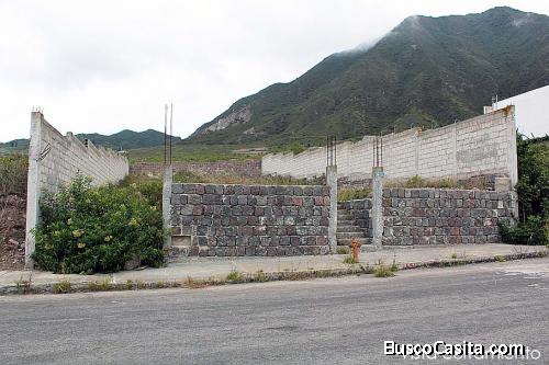 Terreno La Marca,490m2 , mejor zona mitad del Mundo, con cerramiento,cisterna $44.000 2353232