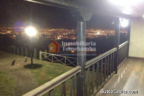 TERRENO CON CASA DE VENTA SECTOR TURI CON HERMOSA VISTA