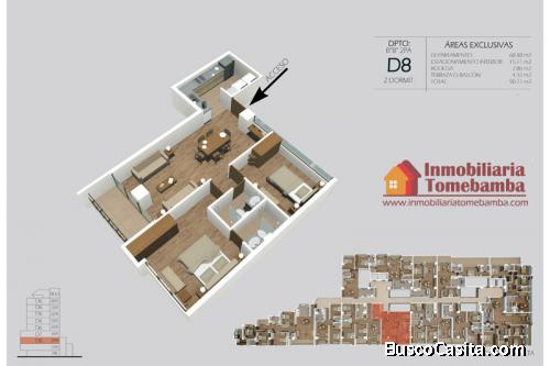 POR ESTRENAR DEPARTAMENTO DE VENTA, BUENA UBICACIÓN
