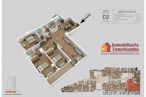 DEPARTAMENTO AMPLIO POR ESTRENAR DE VENTA ENTRADA A MISICATA