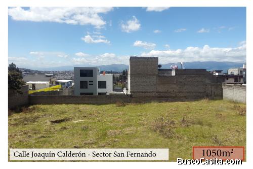 TERRENO DE VENTA SAN FERNANDO 1050 M2