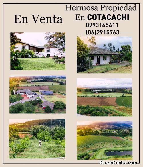 Espectacular propiedad en venta,a solo 8 minutos de la ciudad de Cotacachi -Comunidad de Tunibamba