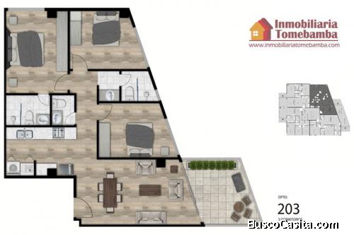 DEPARTAMENTO POR ESTRENAR DE VENTA SECTOR ENTRADA A MISICATA