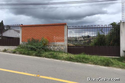 TERRENO AMPLIO DE VENTA EN PACCHA