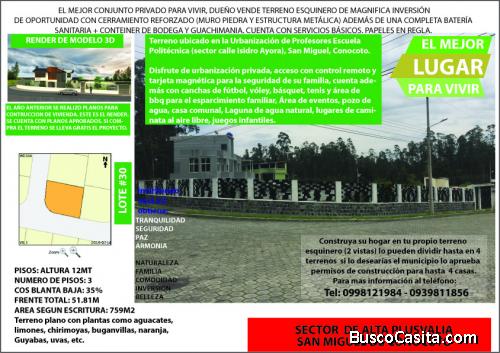SAN MIGUEL DE CONOCOTO CONJUNTO PRIVADO ESCUELA PROFESORES ESCUELA POLITECNICA NACIONAL