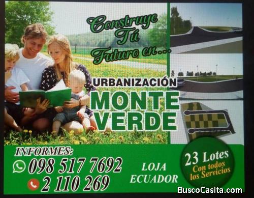 URBANIZACION MONTE VERDE LOJA ECUADOR.