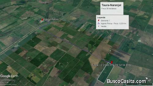 Se vende propiedad productiva en Taura Naranjal 