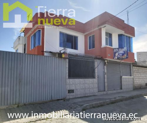SE VENDE CASA GRANDE CON LOCALES COMERCIALES EN CAYAMBE