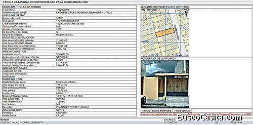 VENDO CASA INDEPENDIENTE EN LA LUZ PARA REFACCIONAR