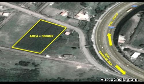 Vendo terreno de 3600m2 con un valor de $40,00 metro cuadrado en sector BARRIO EL BELEN - ITULCACHI