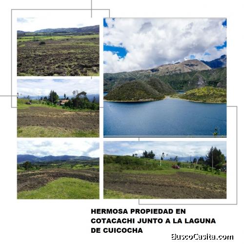 HERMOSA PROPIEDAD EN COTACACHI JUNTO A LA LAGUNA DE CUICOCHA