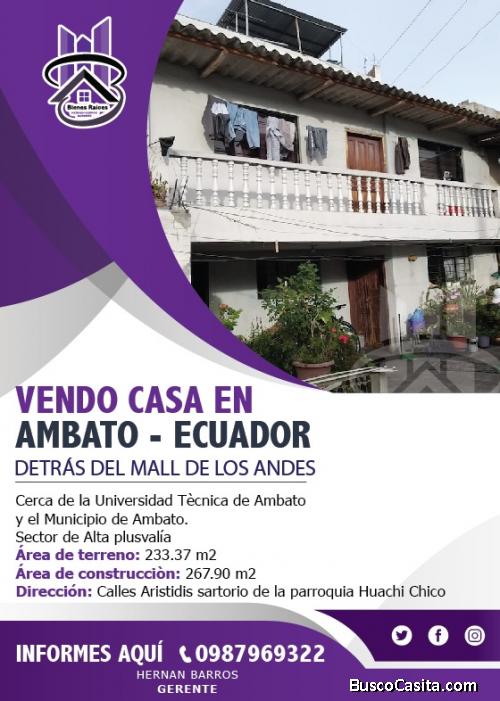 Casa en Venta - Ambato