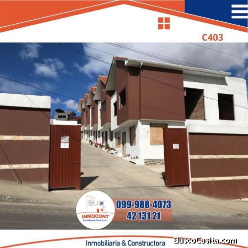 Casas por estrenar dentro de condominio 