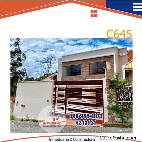 Se vende hermosa casa Sector Racar, a 2 cuadras del Colegio Santana