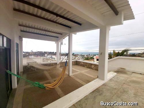 EN ALQUILER CONFORTABLE CASA EN PUNTA BLANCA CON VISTA AL MAR