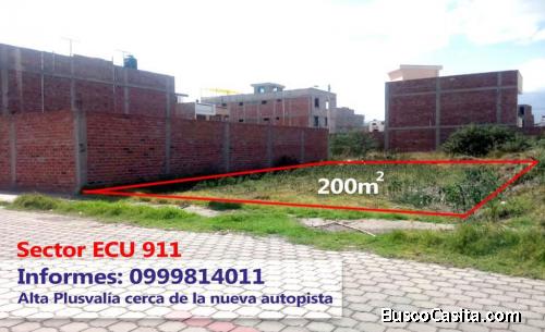 Vendo TERRENO, sector alta plusvalía RIOBAMBA