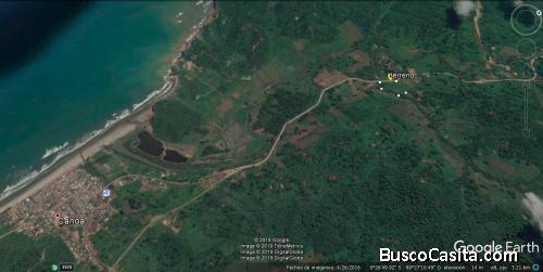 Vendo Terreno en Canoa, cerca de la playa. Frente a urbanizaciones Sol Naciente y Monkey Beach.