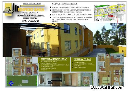 Amplios Departamentos.