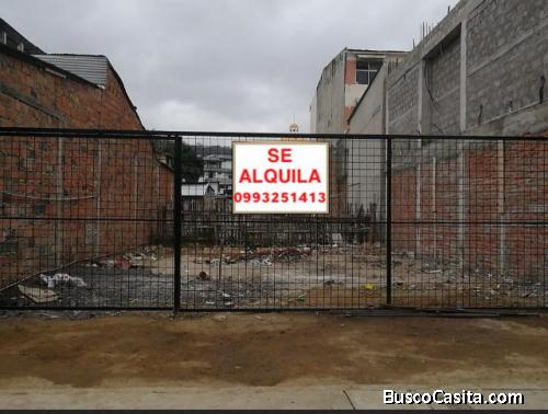 Se Alquila Terreno, Zona Centro de Portoviejo.