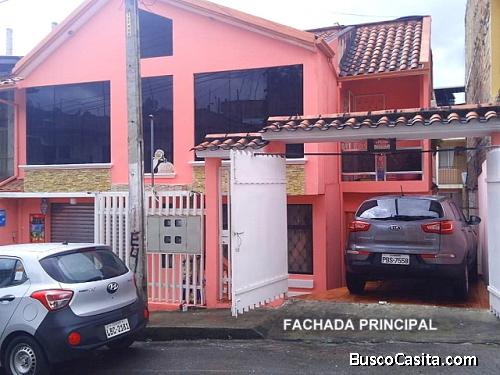 EN VENTA CASA 3 PISOS, 3 DEPARTAMENTOS, LOCAL COMERCIAL, EN URBANIZACION DANIEL ALVÁREZ, LOJA