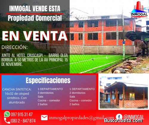 DEPARTAMENTOS Y CANCHA SINTETICA  