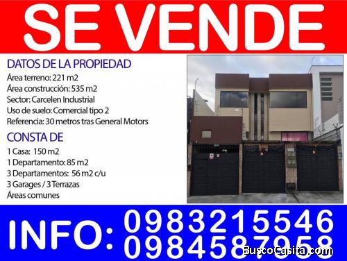 PROPIEDAD CON EXCELENTE UBICACION Y USO DE SUELO TIPO 2