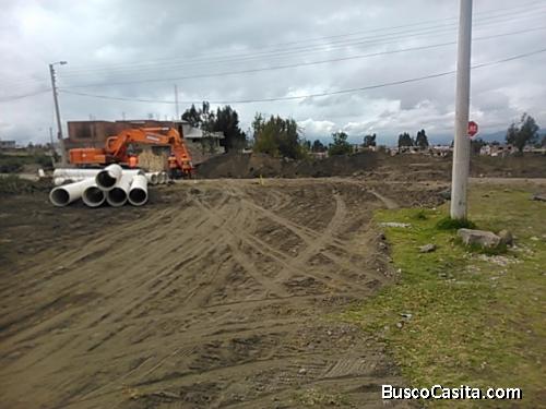 terreno al norte de riobamba con todos los servicios basicos exelente para proyecto de vivienda