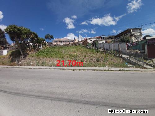TERRENO DE VENTA A BUEN PRECIO EN LA AV. EUGENIO ESPEJO
