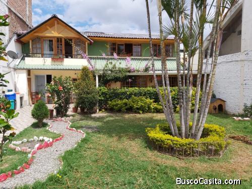 TERRENO CON CASA DE VENTA EN EL CENTRO DE LOJA