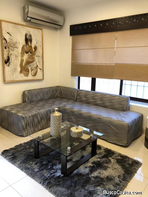 ALQUILER DE APARTAMENTO AMOBLADO 2 DORMITORIOS CDLA. LAS GARZAS 