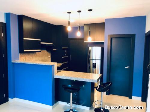 VENDO APARTAMENTO SEMIAMOBLADO 2 DORMITORIOS VIA SAMBORONDON KM 2,5 