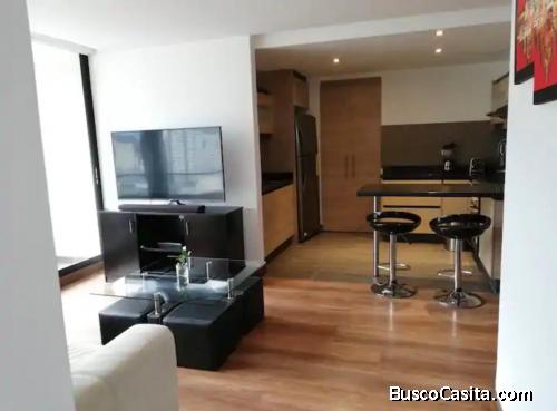 Hermoso departamento amoblado ubicado en el sector del Quicentro.