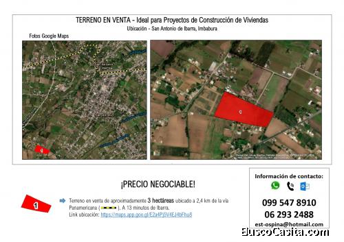 TERRENO EN VENTA - Ideal para Proyectos de Construcción de Viviendas