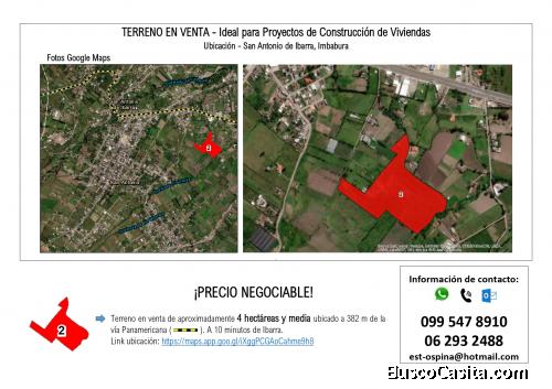 TERRENO EN VENTA - Ideal para Proyectos de Construcción de Viviendas