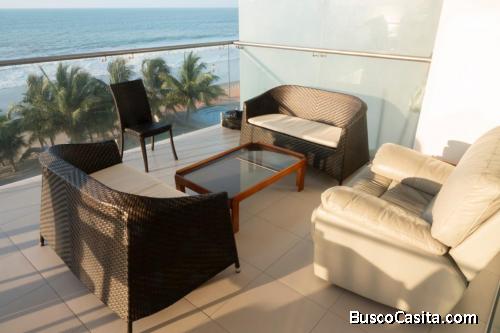 Vendo hermoso departamento frente mar en el Resort Playa Azul , Playa Ancha-Tonsupa