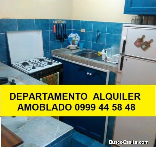 Departamento de  Arriendo  Totalmente Amoblado  quito  al  norte 