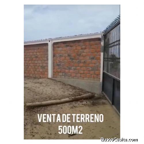 Venta de Terreno de 500mt ubicada en la parroquia Jose luis Tamayo del cantón Salinas