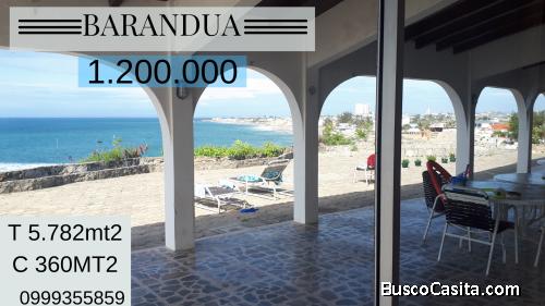 Vendo casa con terreno grande Punta Barandua 