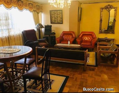 ARRIENDO AMPLIO DEPARTAMENTO AMOBLADO SECTOR IÑAQUITO