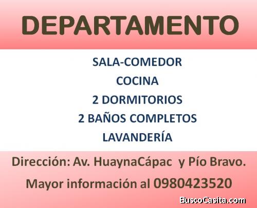 OJO DEPARTAMENTO QUE NECESITA