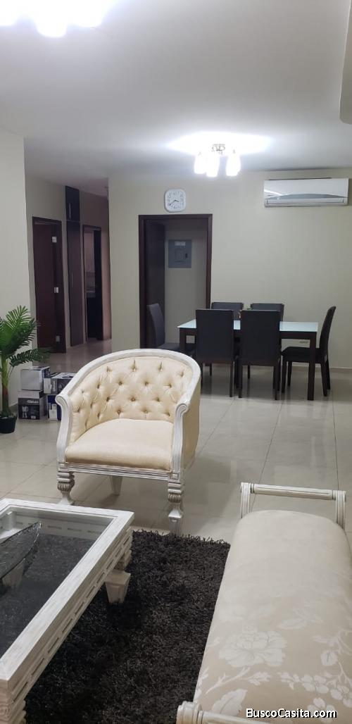 ALQUILO APARTAMENTO 3 DORMITORIOS FULL AMOBLADO SECTOR MALL EL DORADO