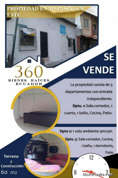 Venta de casa en mapasingue este Coop. 11 de febrero
