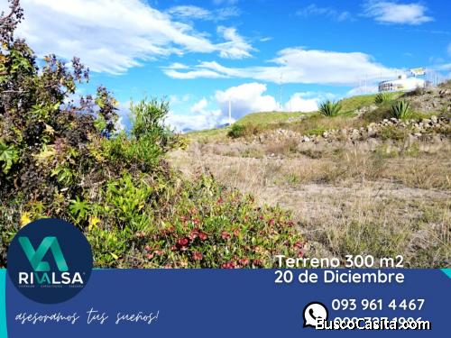 TERRENO DE VENTA EN LA 20 DE DICIEMBRE